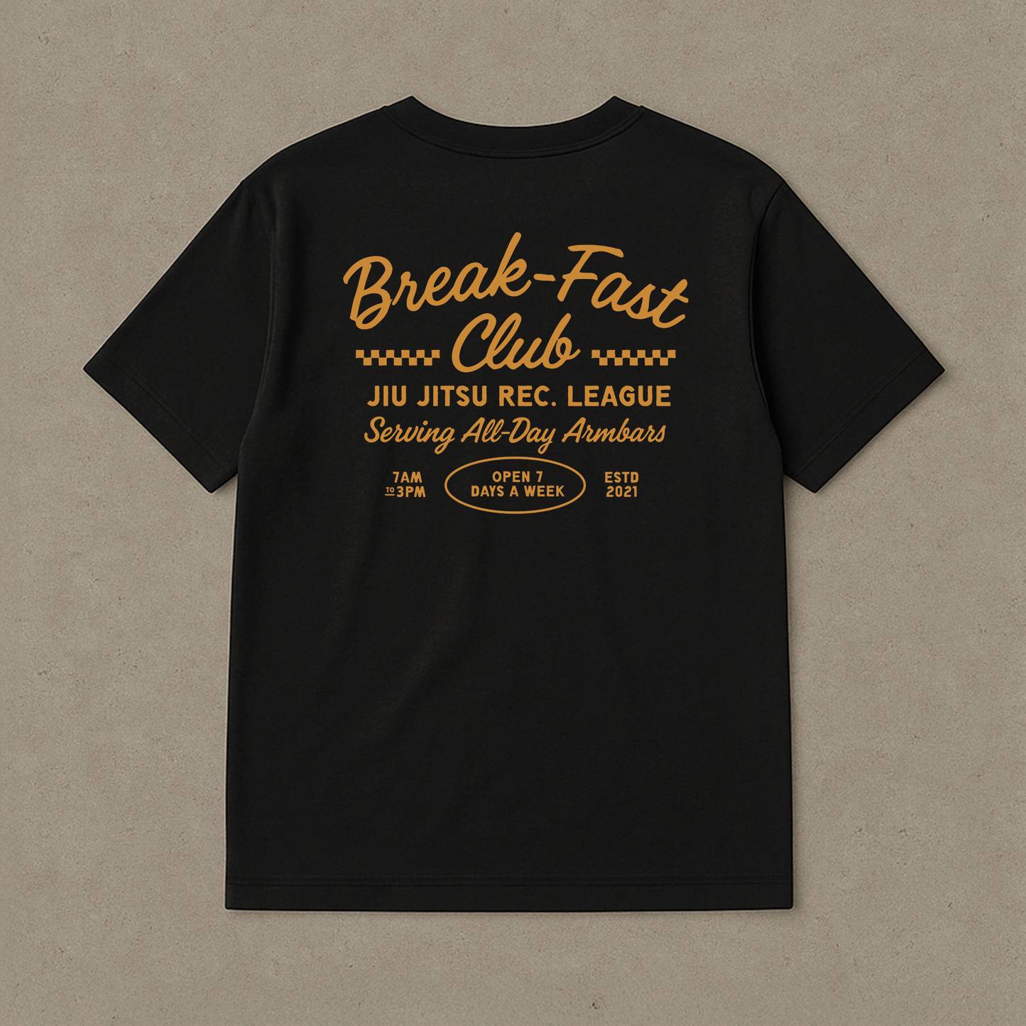 Break-Fast Club - Unisex Oversized BJJ Tee