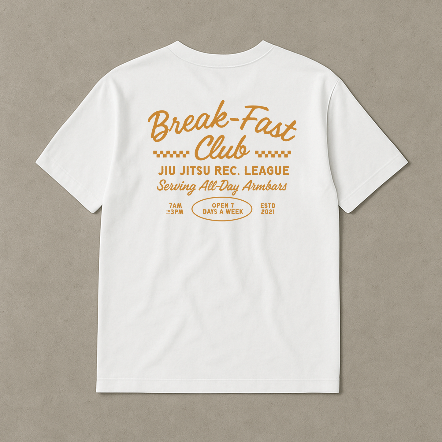 Break-Fast Club - Unisex Oversized BJJ Tee