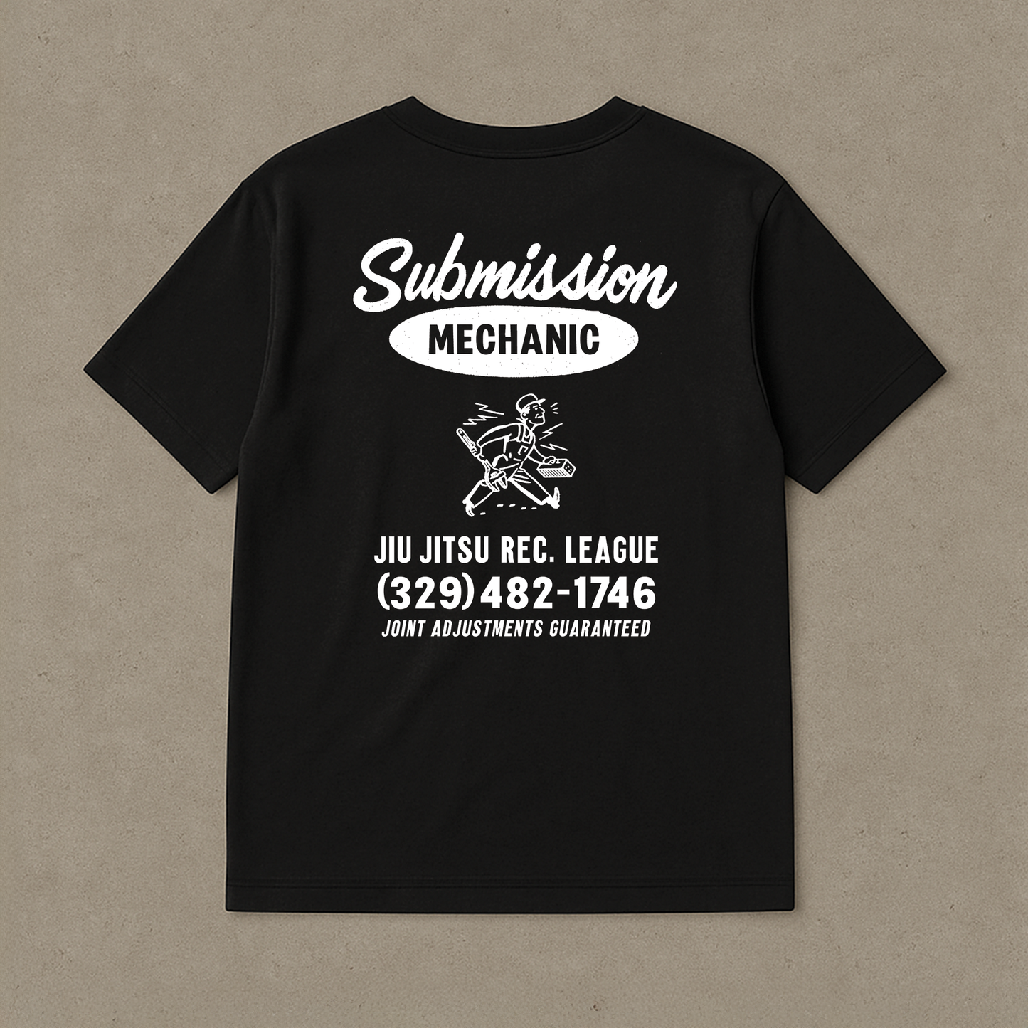 Submission Mechanic - Unisex Oversized BJJ Tee
