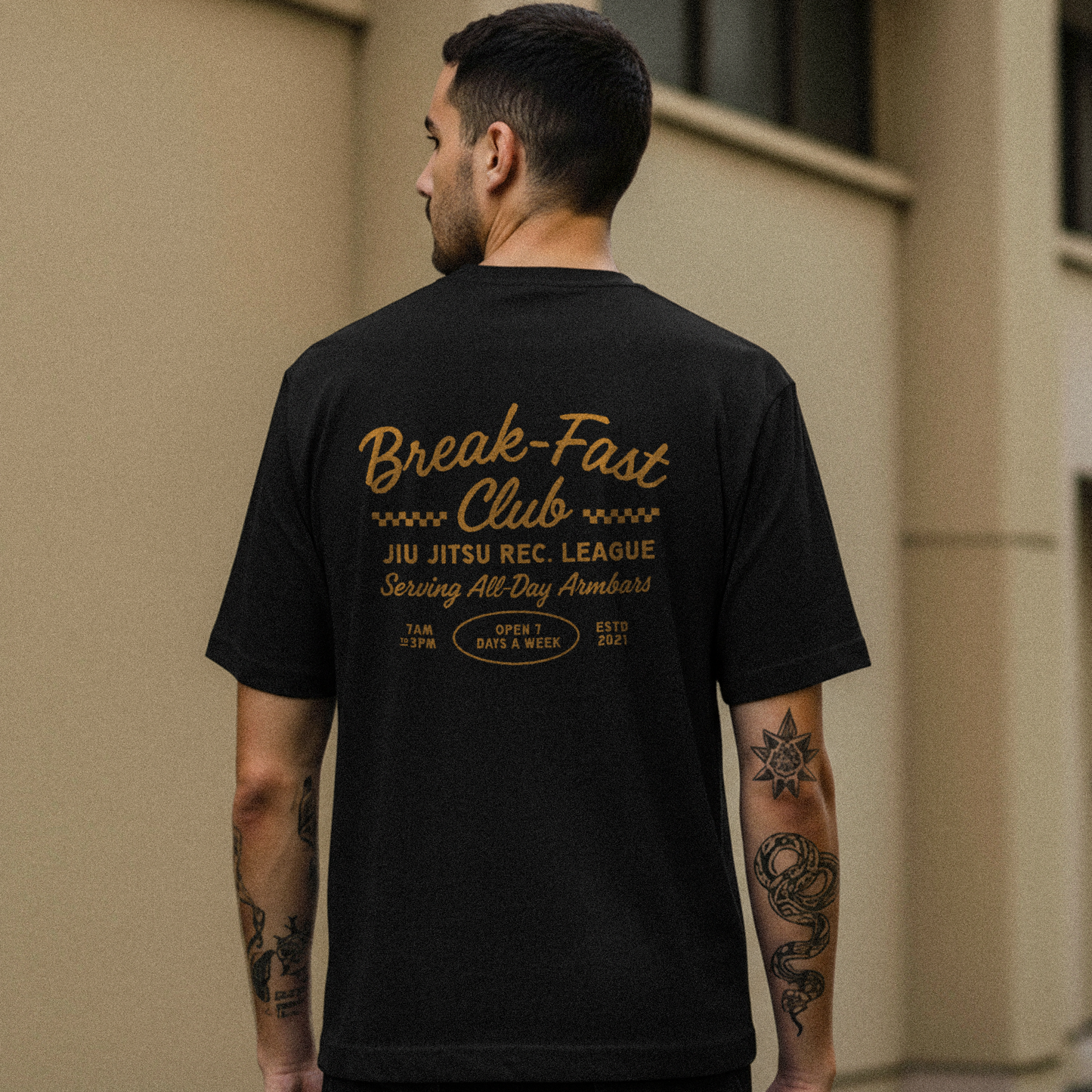 Break-Fast Club - Unisex Oversized BJJ Tee