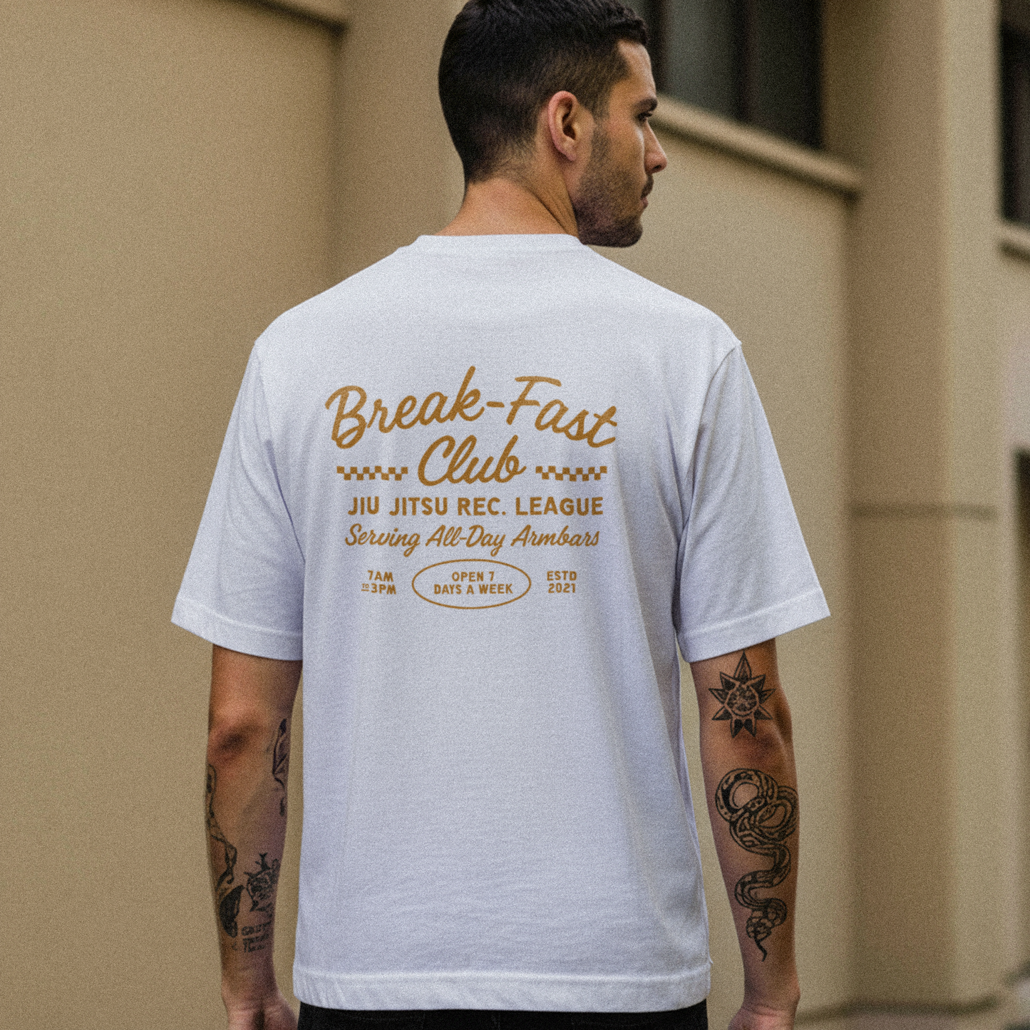 Break-Fast Club - Unisex Oversized BJJ Tee