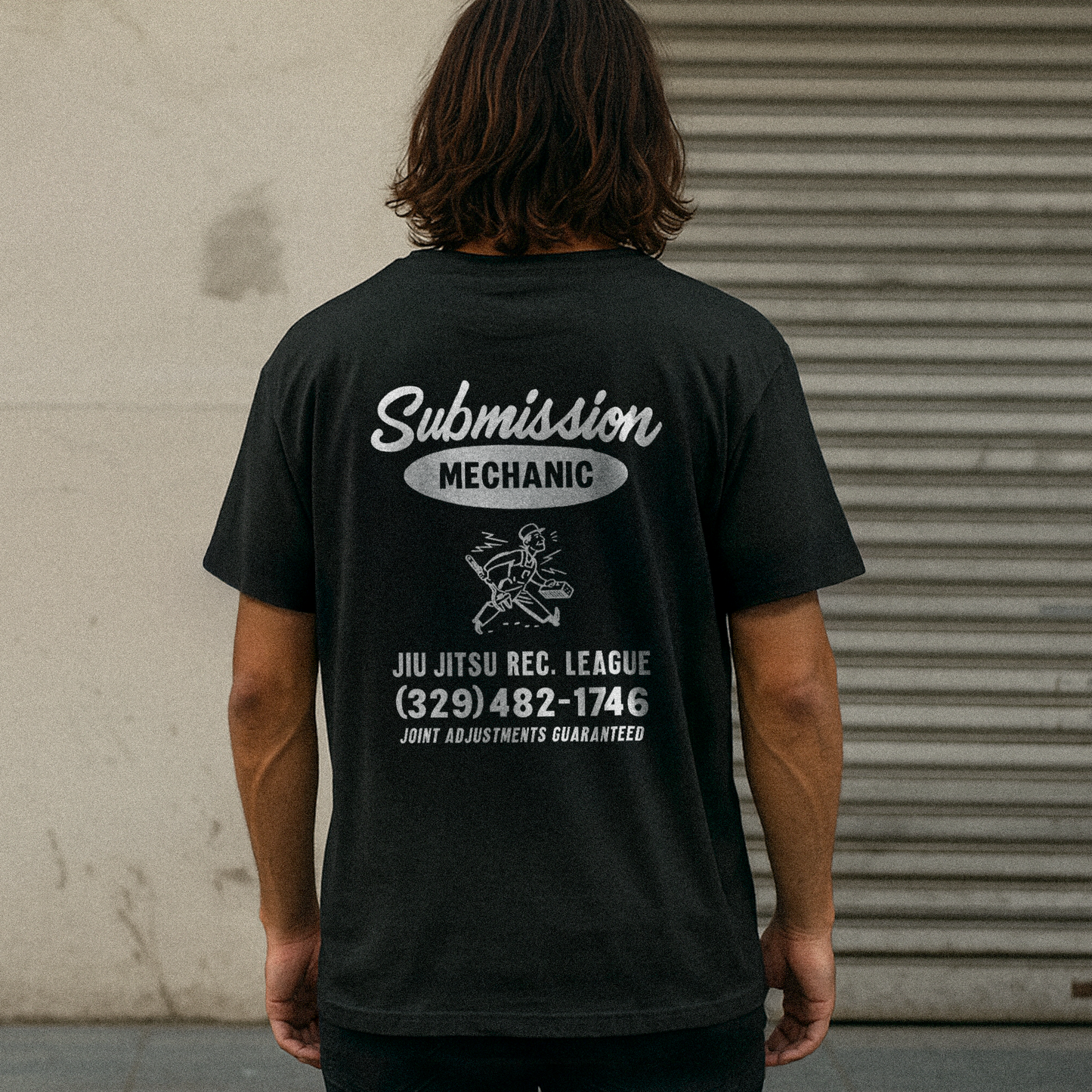 Submission Mechanic - Unisex Oversized BJJ Tee