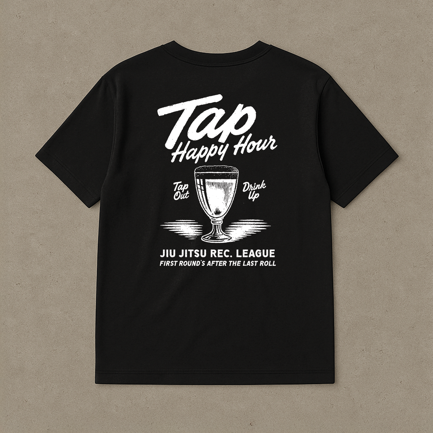 Tap Happy Hour - Unisex Oversized BJJ Tee
